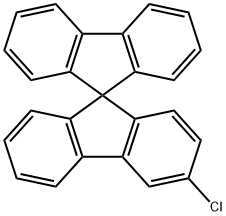 3-chloro-9,9-Spirobi[9H-fluorene] 结构式