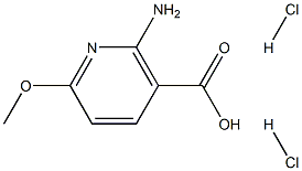 2-氨基-6-甲氧基-烟酸双盐酸盐 结构式