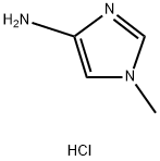 1-甲基-4-氨基咪唑二盐酸盐 结构式