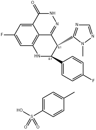 TALAZOPARIB TOSYLATE 结构式