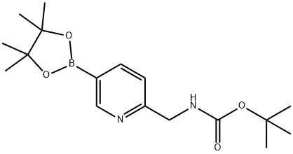 TERT-BUTYL METHYL(5-(4,4,5,5-TETRAMETHYL-1,3,2-DIOXABOROLAN-2-YL)PYRIDIN-2-YL)CARBAMATE 结构式