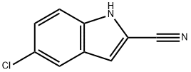 5-Chloro-1H-indole-2-carbonitrile 结构式