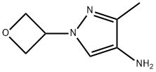 3-甲基-1-(氧杂环丁烷-3-基)-1H-吡唑-4-胺 结构式