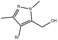 4-BROMO-1,3-DIMETHYL-1H-PYRAZOLE-5-METHANOL 结构式