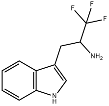 1,1,1-三氟-3-(1H-吲哚-3-基)丙烷-2-胺 结构式