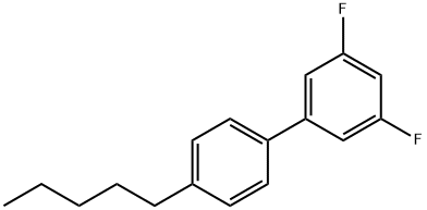 3,5-二氟-4'-戊基-1,1'-联苯 结构式