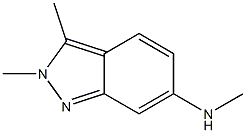 N,2,3-三甲基-2H-吲唑-6-胺 结构式