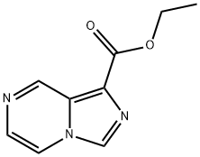 IMIDAZO[1,5-A]PYRAZINE-1-CARBOXYLIC ACID, ETHYL ESTER 结构式