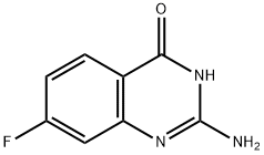 2-氨基-7-氟喹唑啉-4-酮 结构式