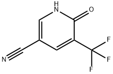 6-羟基-5-(三氟甲基)烟腈 结构式