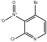 4-溴-2-氯-3-硝基吡啶 结构式