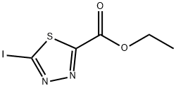 5-碘-1,3,4-噻二唑-2-甲酸乙酯 结构式