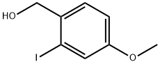 (2-碘-4-甲氧基苯基)甲醇 结构式