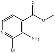 2-溴-3-氨基异烟酸甲酯 结构式