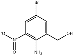 (2-Amino-5-bromo-3-nitro-phenyl)-methanol 结构式