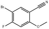 5-溴-4-氟-2-甲氧基苄腈 结构式