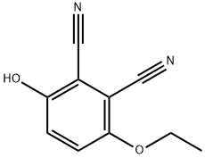 3-ETHOXY-6-HYDROXY-1,2-BENZENEDICARBONITRILE 结构式