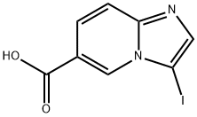 3-碘咪唑并[1,2-A]吡啶-6-羧酸 结构式