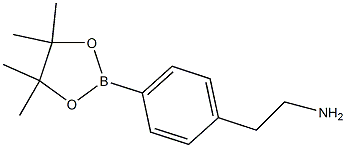 2-(4-(4,4,5,5-tetramethyl-1,3,2-dioxaborolan-2-yl)phenyl)ethanamine 结构式