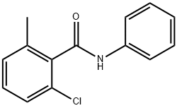 2-氯-6-甲基-N-苯基苯甲酰胺 结构式