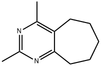 5H-Cycloheptapyrimidine, 6,7,8,9-tetrahydro-2,4-dimethyl- 结构式