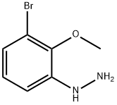 (3-Bromo-2-methoxy-phenyl)-hydrazine 结构式