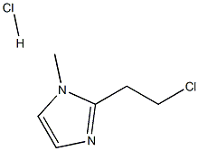 2-(2-Chloroethyl)-1-methyl-1H-imidazole hydrochloride 结构式