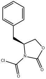 4-Benzyl-2-oxo-oxazolidine-3-carbonyl chloride 结构式