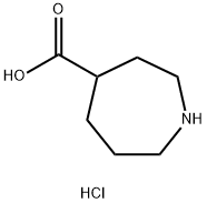 氮杂环庚烷-4-羧酸盐酸盐 结构式