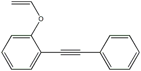 1-(Ethenyloxy)-2-(2-phenylethynyl)benzene 结构式