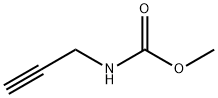 N-(丙-2-炔-1-基)氨基甲酸甲酯 结构式