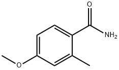 4-甲氧基-2-甲基苯甲酰胺 结构式