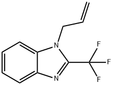 1-烯丙基-2-(三氟甲基)-1H-苯并[D]咪唑 结构式