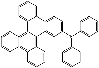 3-(二苯氨基)二苯并[G,P]稠二萘 结构式