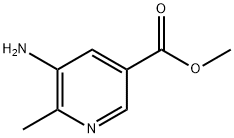 5-氨基-6-甲基烟酸甲酯 结构式