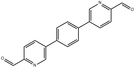 5,5'-(1,4-phenylene)dipicolinaldehyde 结构式