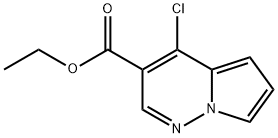 ethyl 4-chloropyrrolo[1,2-b]pyridazine-3-carboxylate 结构式