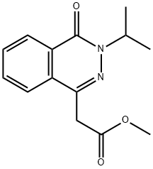 2-(3-异丙基-4-氧代-3,4二氢酞嗪-1-基)乙酸甲酯 结构式