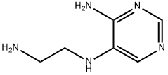 N5-(2-aminoethyl)pyrimidine-4,5-diamine 结构式