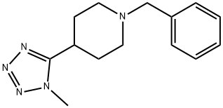 1-benzyl-4-(1-methyl-1H-tetrazol-5-yl)piperidine 结构式