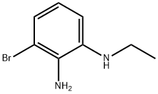 3-bromo-N1-ethylbenzene-1,2-diamine 结构式