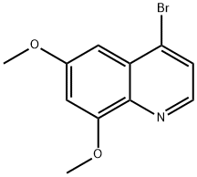 4-溴-6,8-二甲氧基喹啉 结构式