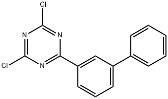 2,4-二氯-6-([1,1'-联苯]-3-基)-1,3,5-三嗪 结构式