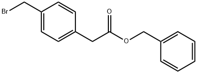 Benzyl 2-(4-(bromomethyl)phenyl)acetate 结构式