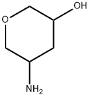5-氨基四氢-2H-吡喃-3-醇 结构式
