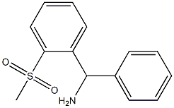 (2-(Methylsulfonyl)phenyl)(phenyl)methanamine 结构式