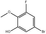 5-溴-3-氟-2-甲氧基苯酚 结构式