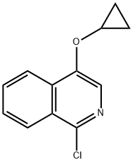 1-chloro-4-(cyclopropyloxy)isoquinoline 结构式