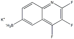 Potassium trifluoro(quinolin-6-yl)borate 结构式