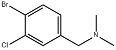 (4-溴-3-氯苄基)二甲胺 结构式